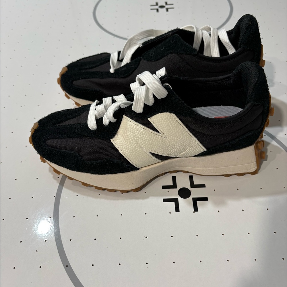 Black and White New Balance Sneakers